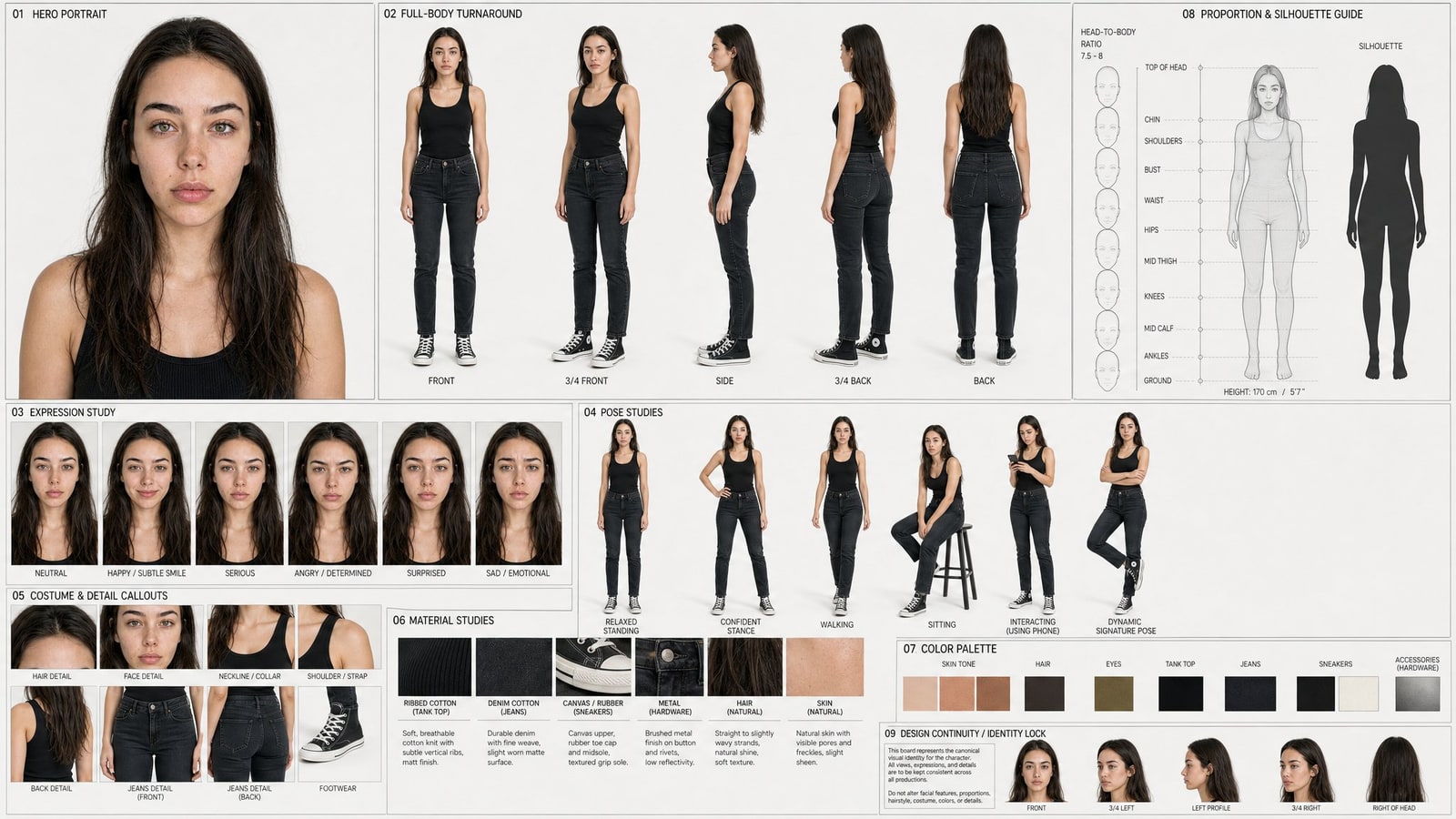 Character model sheet