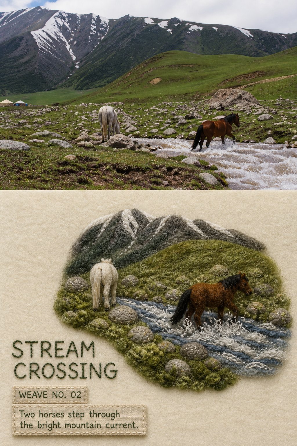 Wool felt memory micro