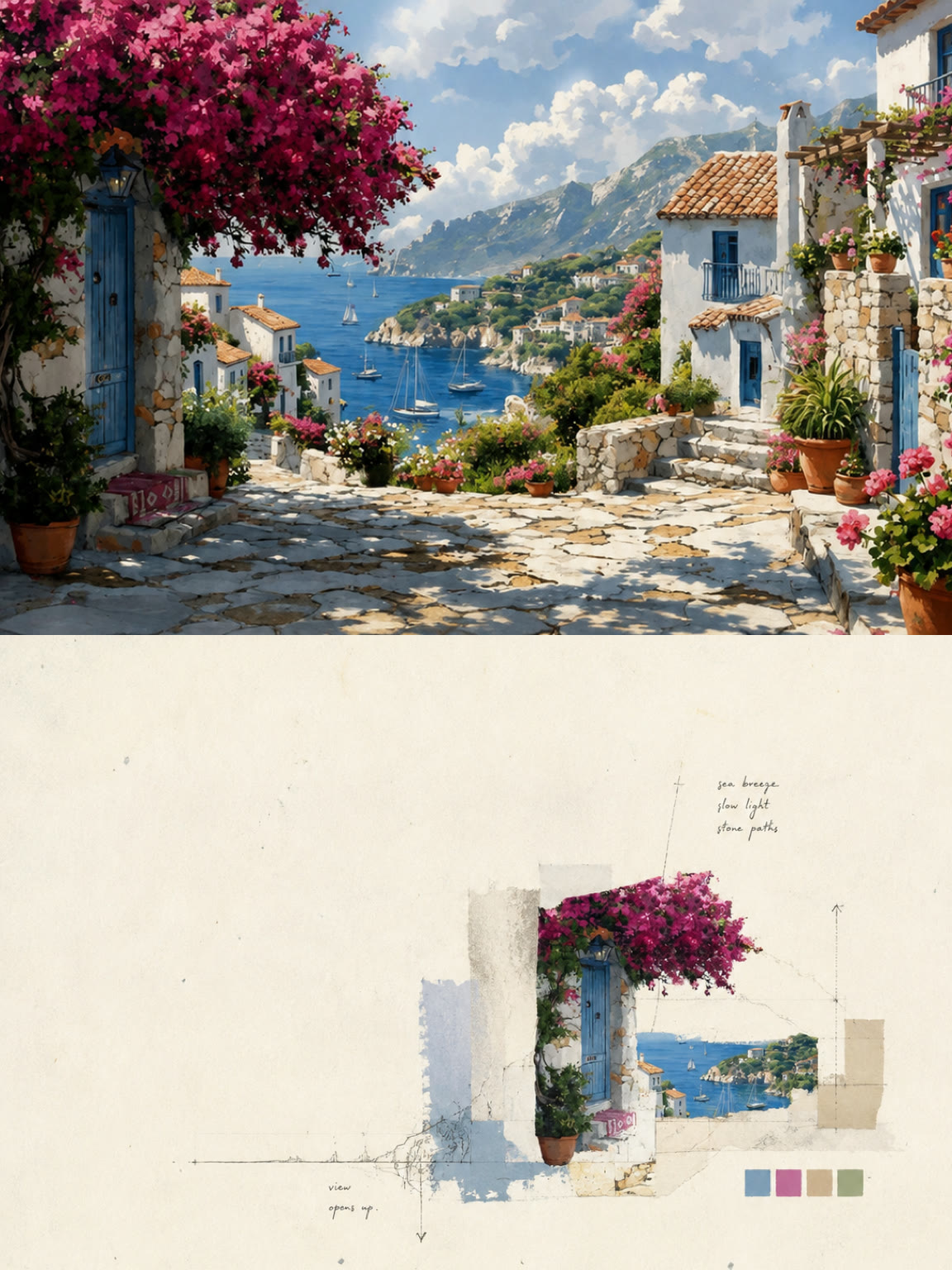 Mixed-media architecture