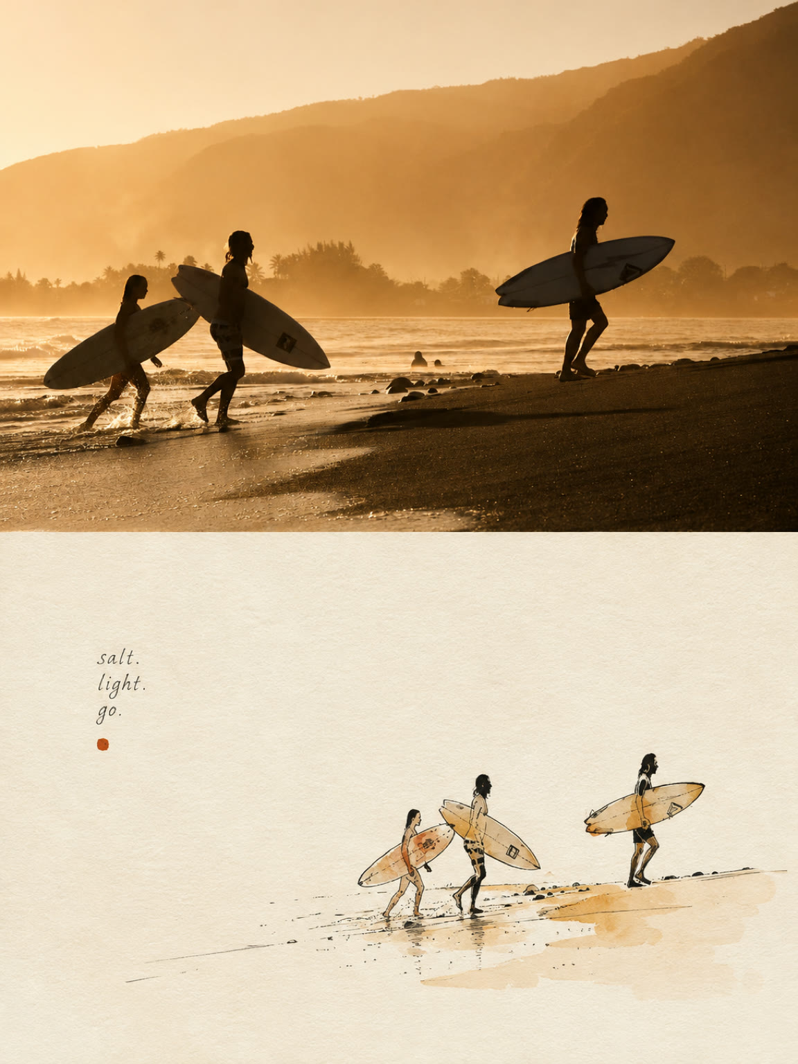 Pen and wash travel